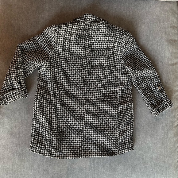 LAUNDRY BY SHELLI SEGAL 3/4 Sleeve Boucle Blazer Jacket Size:XS - Picture 9 of 10